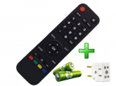 Controle Remoto Receptor Smart Tv Htv Box 5 IPTV Wi-Fi Hd Android Netflix+BRINDE
